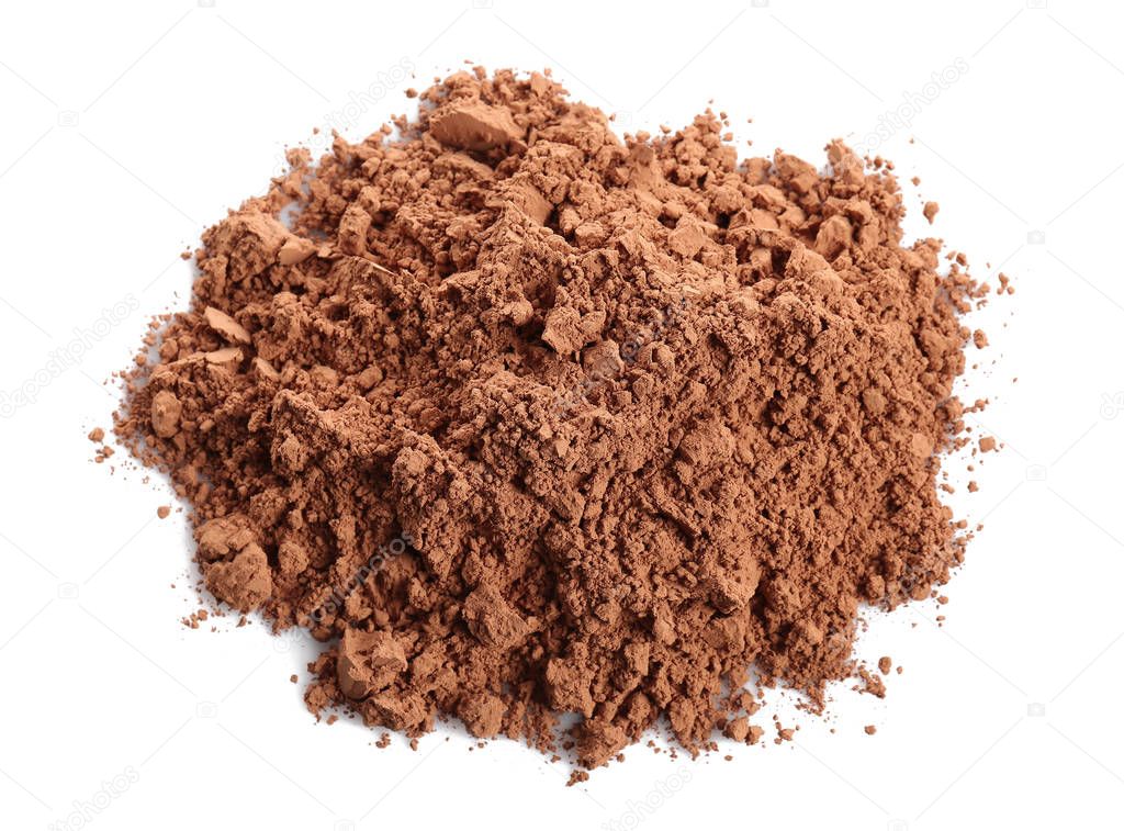Heap of cocoa powder 