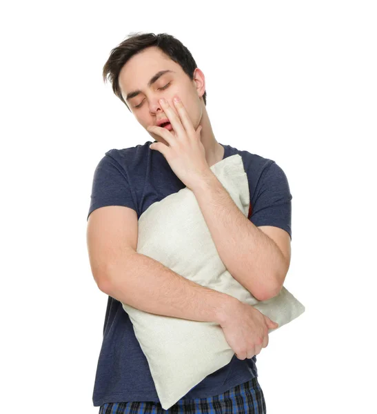 Young man suffering from somnambulism — Stock Photo, Image