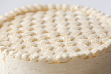 Lezzetli düz cheesecake