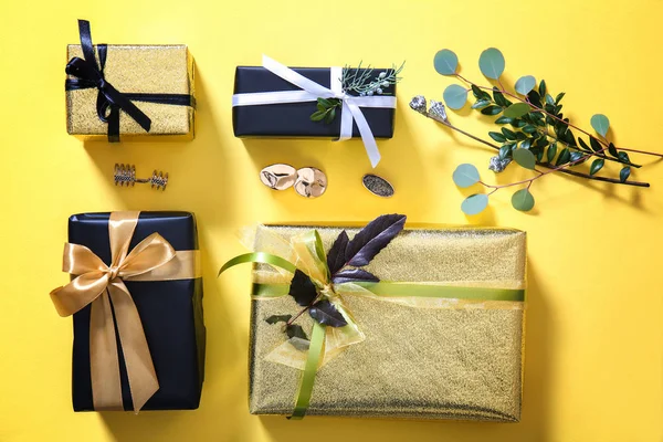 Şık hediye kutuları — Stok fotoğraf