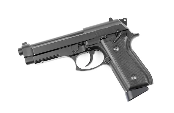 Gun on white background — Stock Photo, Image