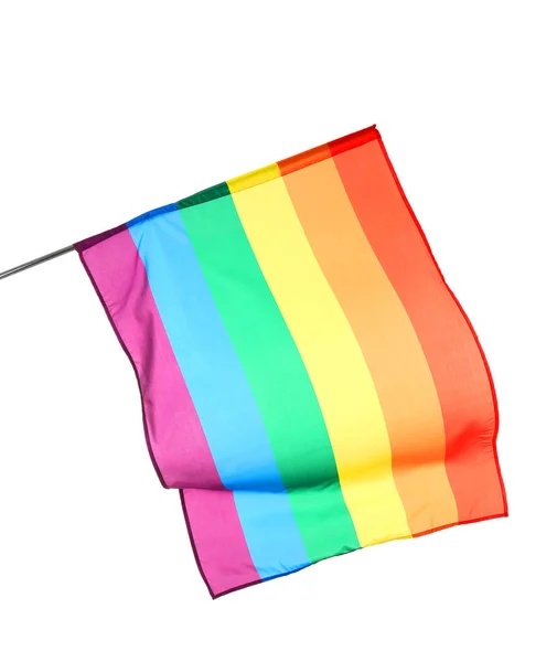 Duhová vlajka gay — Stock fotografie