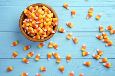 Renkli Cadılar Bayramı şeker Mısır 