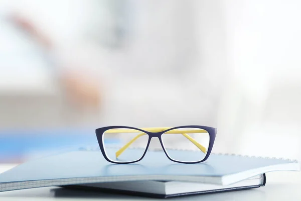 Closeup view of modern glasses — Stock Photo, Image