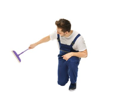 Genç pencere temizleyici