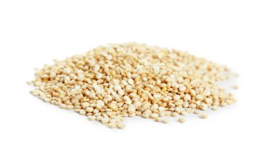 Ham quinoa tohumları yığını