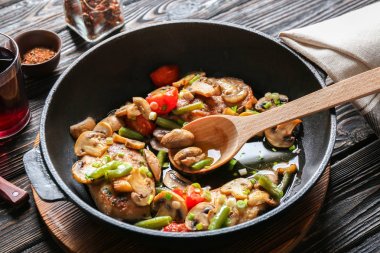 Lezzetli marsala tavuk 