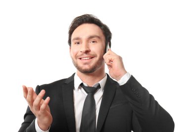 Yakışıklı genç adam. 