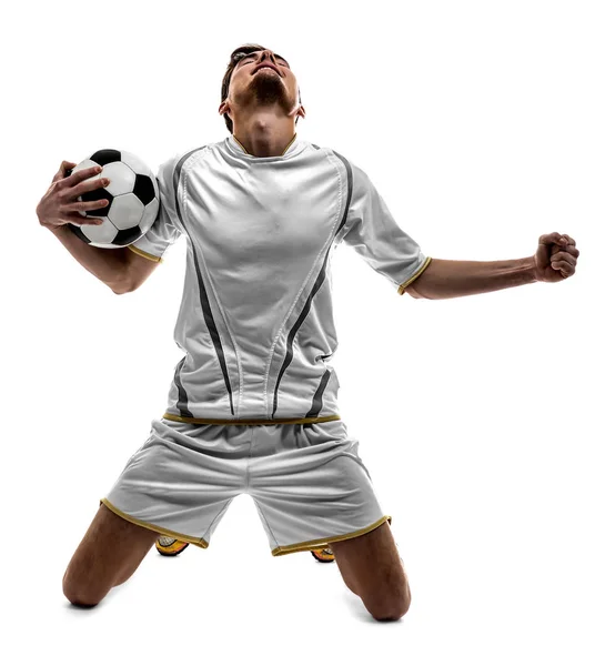 Professioneel football speler — Stockfoto