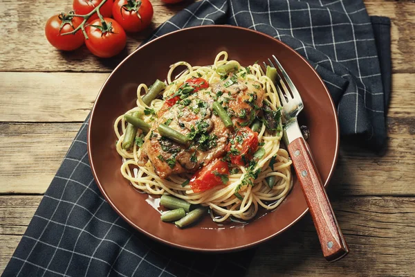 Delicioso pollo marsala — Foto de Stock