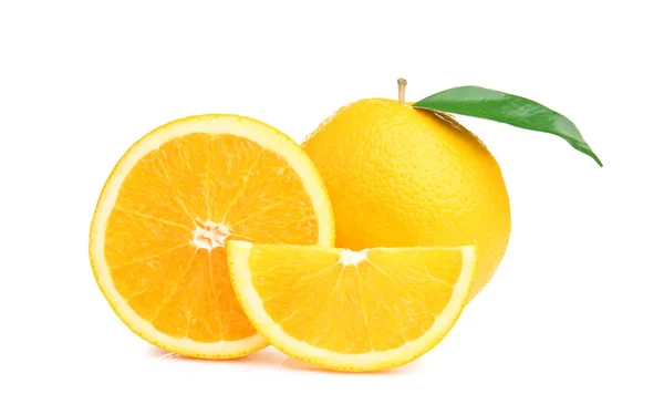 Ripe cutting orange — Stock Photo, Image