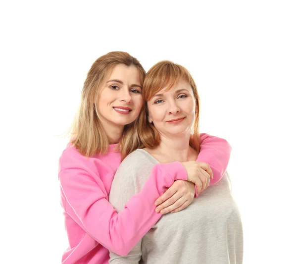 Mujer joven con madre — Foto de Stock