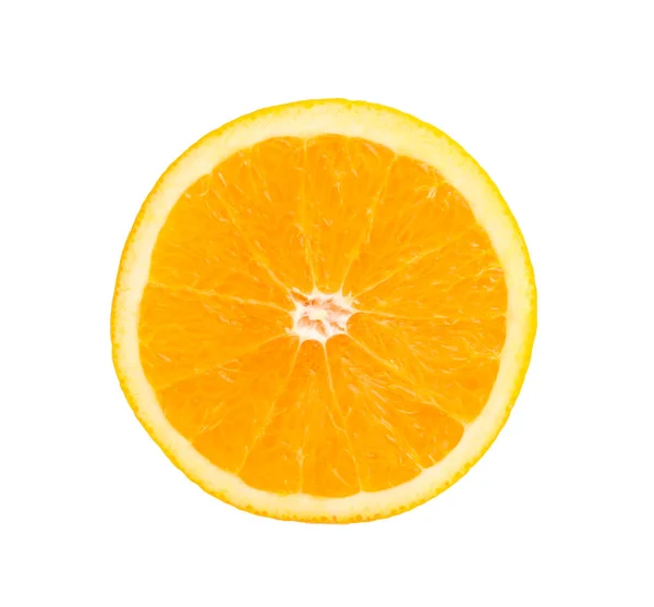 Die Hälfte der saftigen Orange — Stockfoto
