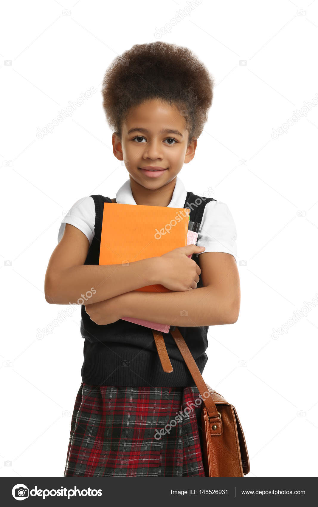 african american school girl