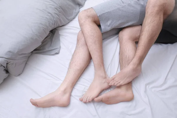 Nohy z gay pár — Stock fotografie