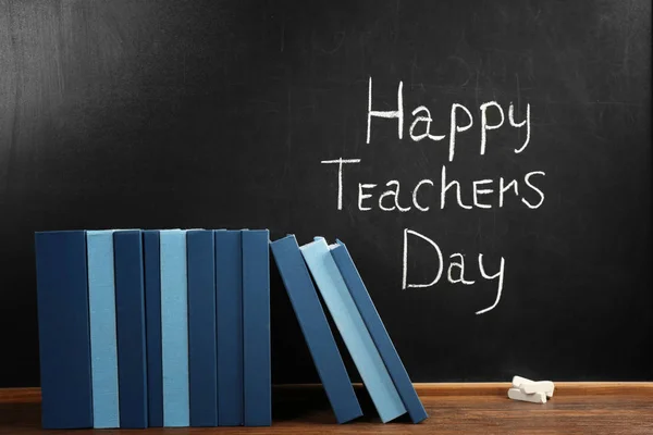 Happy Teacher's Day text — Stock Photo, Image