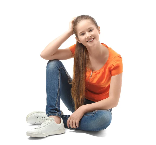 Pretty teenager girl — Stock Photo, Image