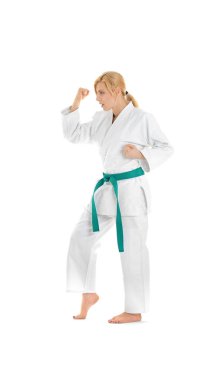 Genç sporcu kadın. 