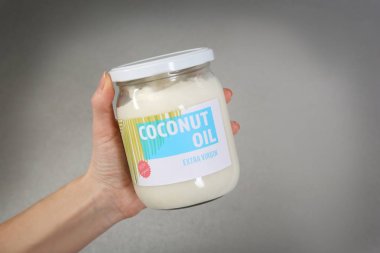 Hindistan cevizi yağı ile jar