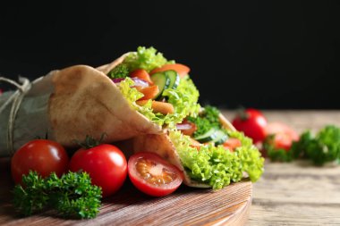 Lezzetli kebap sandviç