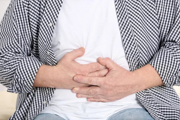 Mature man suffering from pain — Stock Photo, Image