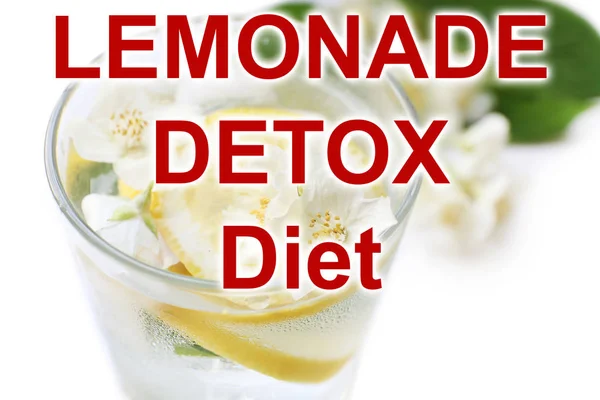 Pojęcie diety lemoniady detox — Zdjęcie stockowe