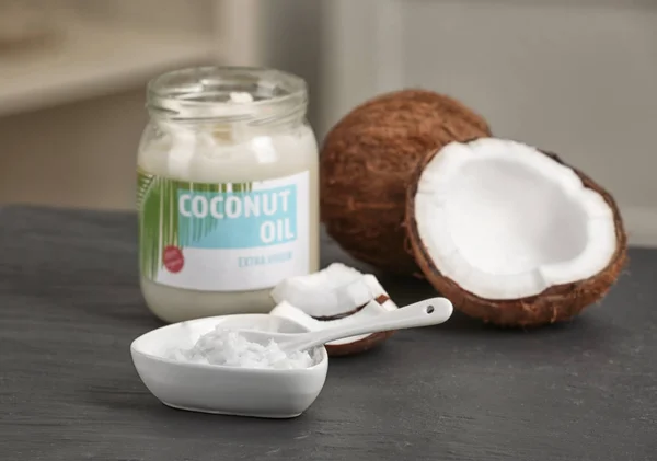 Fresh coconut oil — Stock Photo, Image