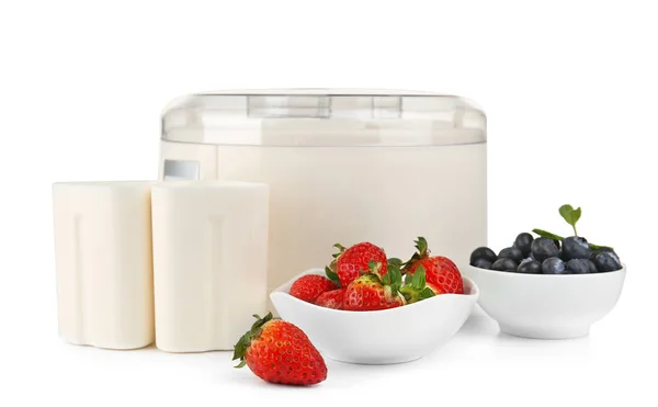 Modern joghurt készítő — Stock Fotó