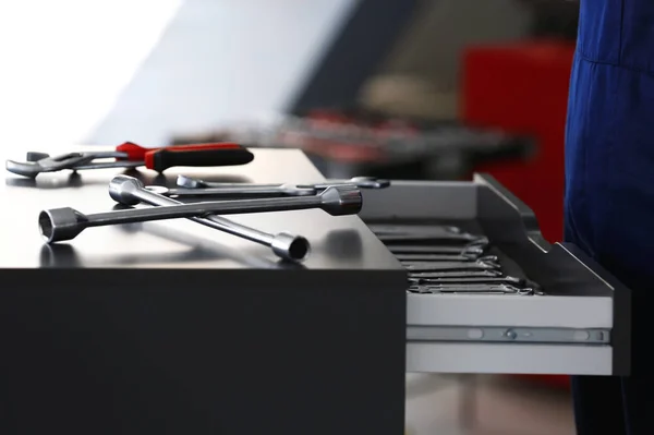 Drawer unit with tools — Stock Photo, Image