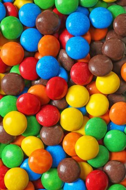 Lezzetli renkli şekerler