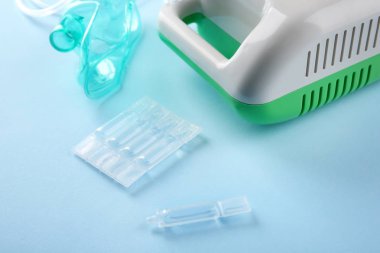 Ampul ile enhalasyon tedavisi için ilaç