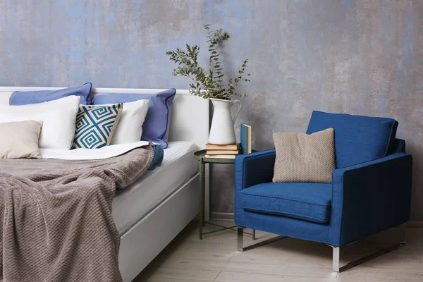 Interior of modern bedroom — Stock Photo, Image