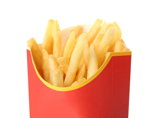 Carton box with French fries — Stock Photo, Image