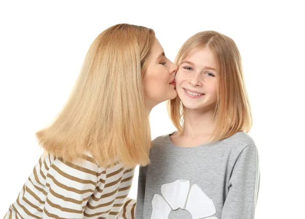 Glückliche Mutter und Tochter — Stockfoto