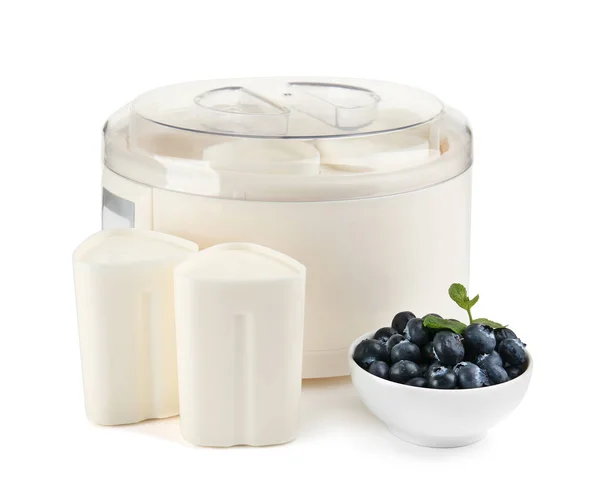 Produttore moderno di yogurt — Foto Stock