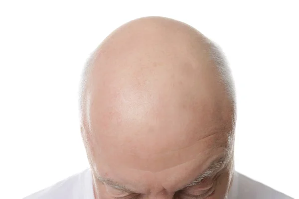 Bald senior man — Zdjęcie stockowe
