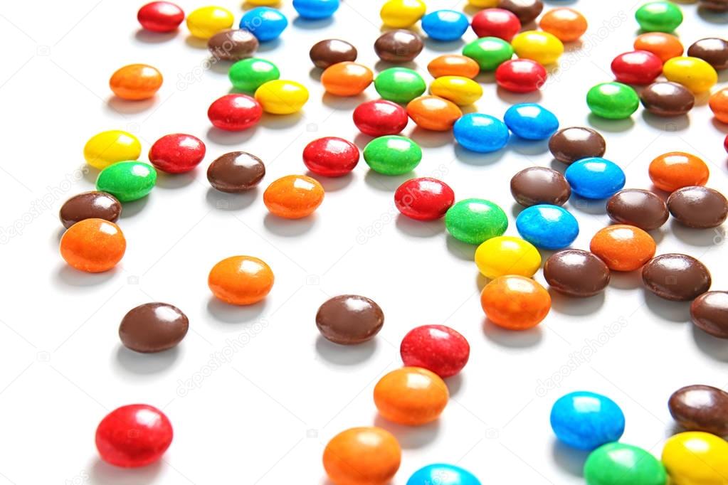Delicious colorful candies 