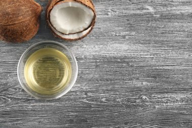 Cam kase yağı ve Hindistan cevizi ile