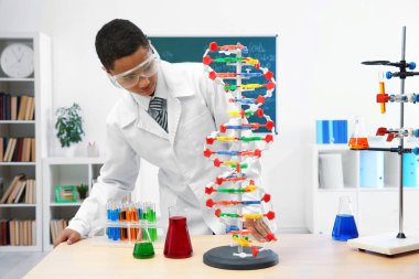 Okul çocuk eğitim Dna modeli