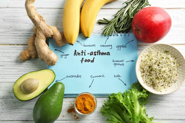 ANTI ASTHMA FOOD — Fotografie, imagine de stoc