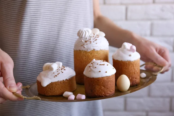 Russischer Osterkuchen — Stockfoto