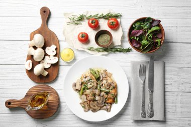 Lezzetli marsala tavuk 