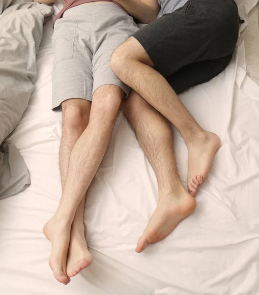 Legs of gay couple — Stock Photo, Image