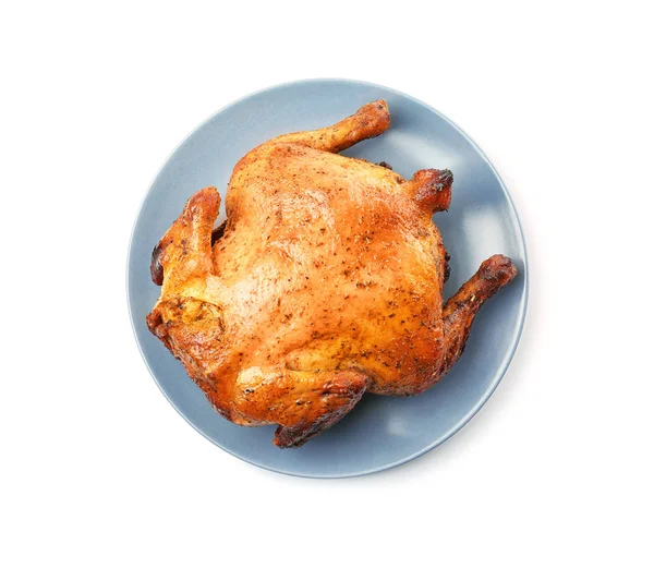 Roasted beer can chicken — Stock Photo, Image