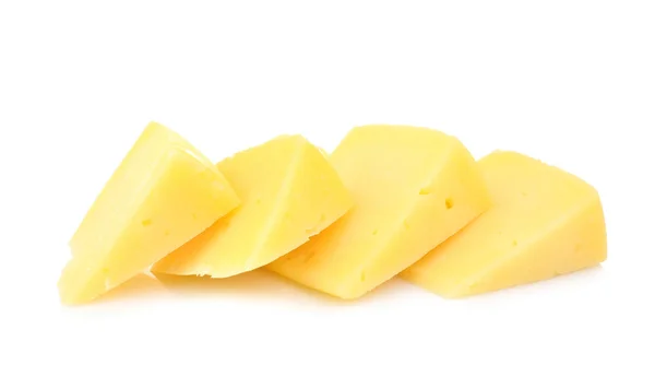 Lahodné kousky sýra — Stock fotografie