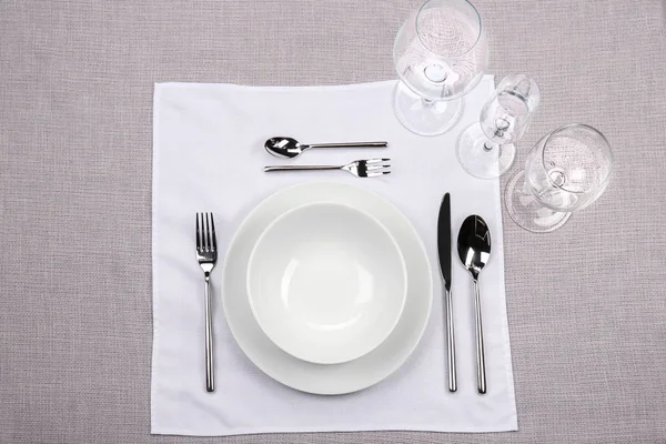 Beautiful table setting Royalty Free Stock Images