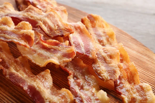 Tranches de bacon frit — Photo
