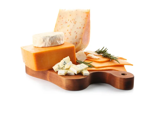 다양 한 치즈 보드 — 스톡 사진
