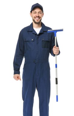 Genç pencere temizleyici 