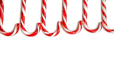 beyaz baston şekerler  